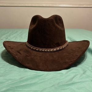 Brown western hat